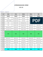 Class Time Table Ay 2022