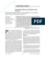 Association of Thrombotic Markers With Severity of Pediatric-Onset Systemic Lupus Erythematosus