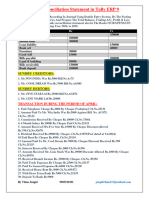 Bank Reconciliation Statement