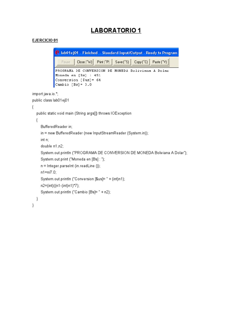 Java Currency and Math Conversions | PDF