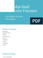 Clavicular Shaft Fractures Pre-Resentation