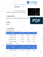 Optical Fiber Quartz Rod PQ191F