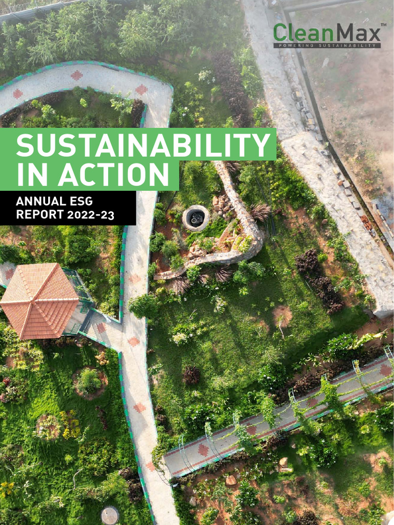 Cleanmax Annual Esg Report Fy 22 23 | PDF | Solar Power | Sustainability