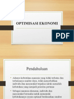 Optimisasi Ekonomi