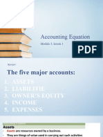 Accounting Equation