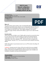 CM1312 Series Network Restore Required When Subnet Changed