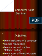 Basic Computer Skills Seminar