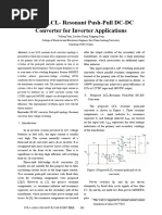 A New LCL - Resonant Push-Pull DC-DC Converter For Inverter App