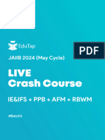 Brochure JAIIB LIVE Crash Course Batch 3 2024