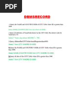 DBMS Record