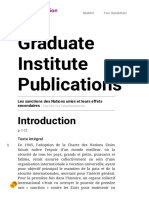 Les Sanctions Des Nations Unies Et Leurs Effets Secondaires - Introduction - Graduate Institute Publications