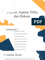 Filsafat, Etika, Agama, Dan Hukum