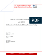 FEDILO JOHN DAVID D. Combustion Efficiency Performance Testing PDF
