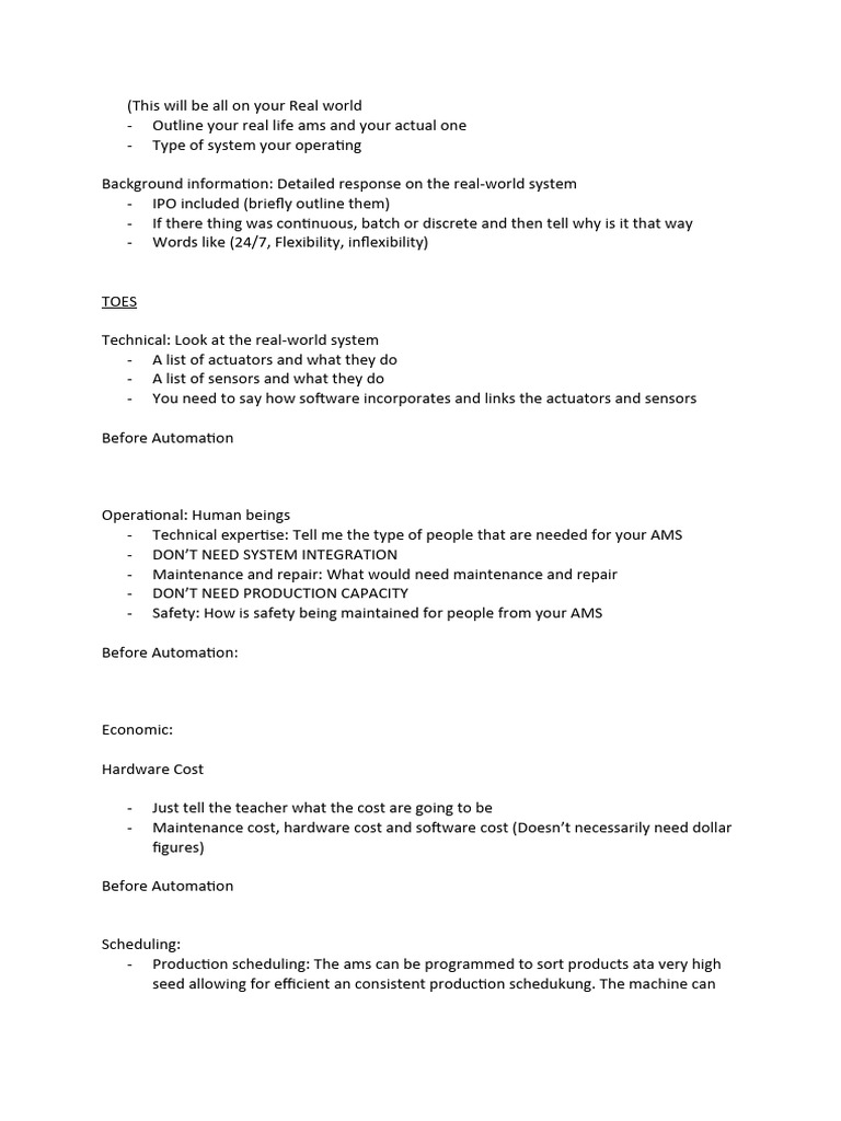 Real-World Automation System Analysis | PDF | Computers