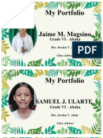 Portfolio Names