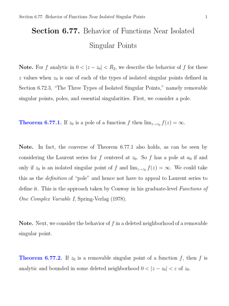 Chapter6 77 | PDF | Mathematical Analysis | Complex Analysis