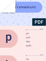 Phonology English Consonants