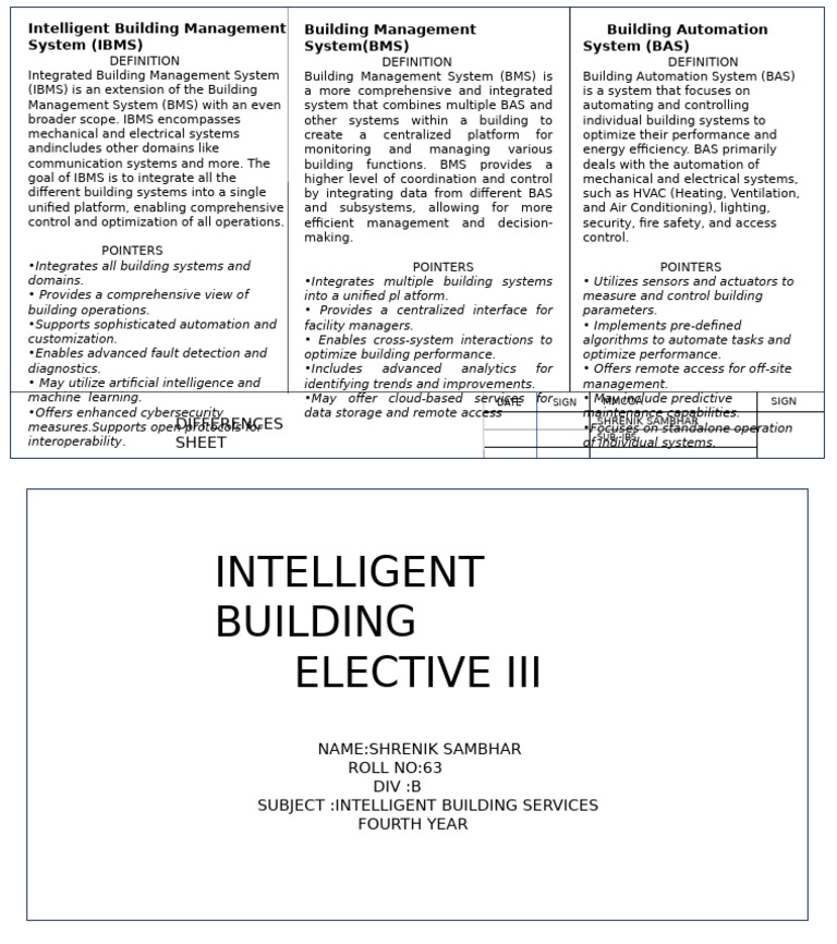 Building Automation vs Management Systems | PDF | Building Automation ...