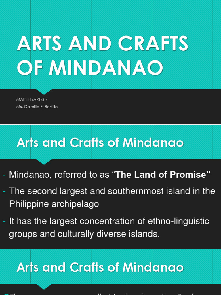 Arts and Crafts of Mindanao Download Free PDF Mindanao Softlines