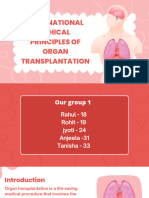 International Ethical Principles of Organ Transplantation