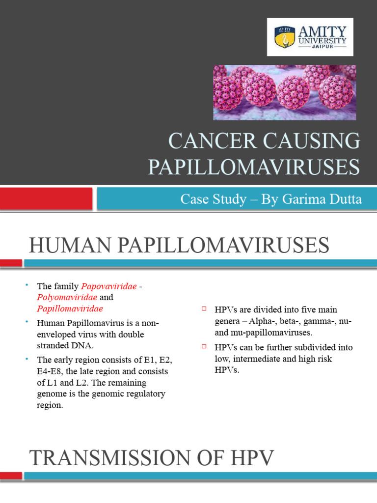 Cancer Causing Papillomaviruses | PDF