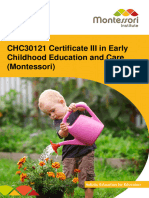 Brochure CHC30121 CERT III ECEC Montesssori