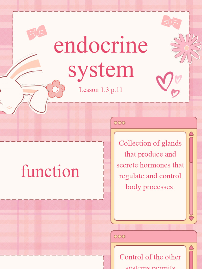 Endocrine System Pdf Hormone Endocrine System