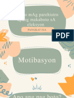 Paano Mag Parehistro Upang Makaboto Sa Eleksyon