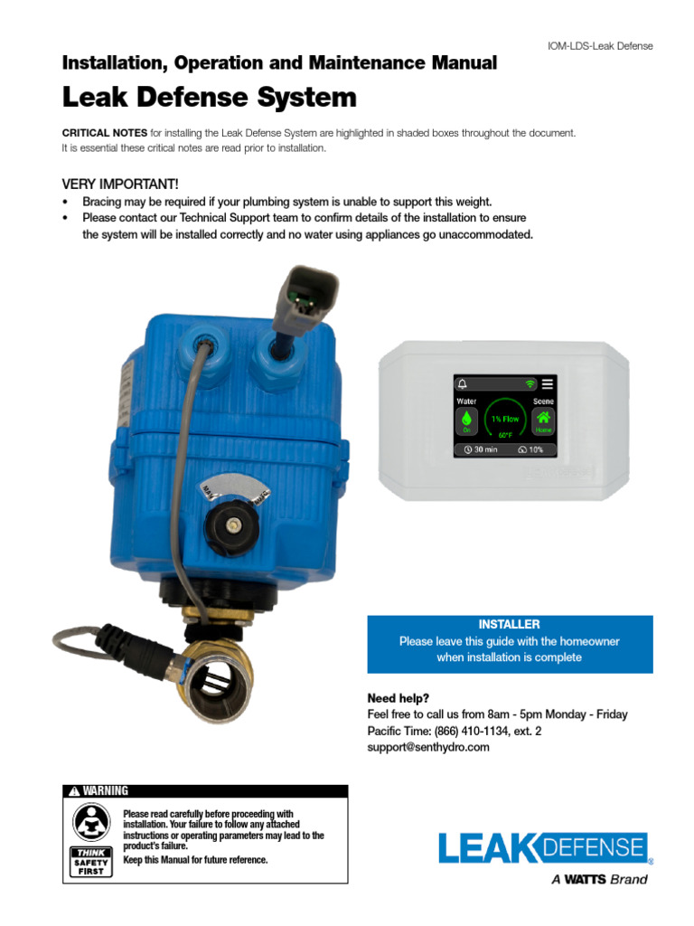 Legacy - IOM-LDS-Leak Defense 2237 2022-09-14 (Web) | PDF | Plumbing