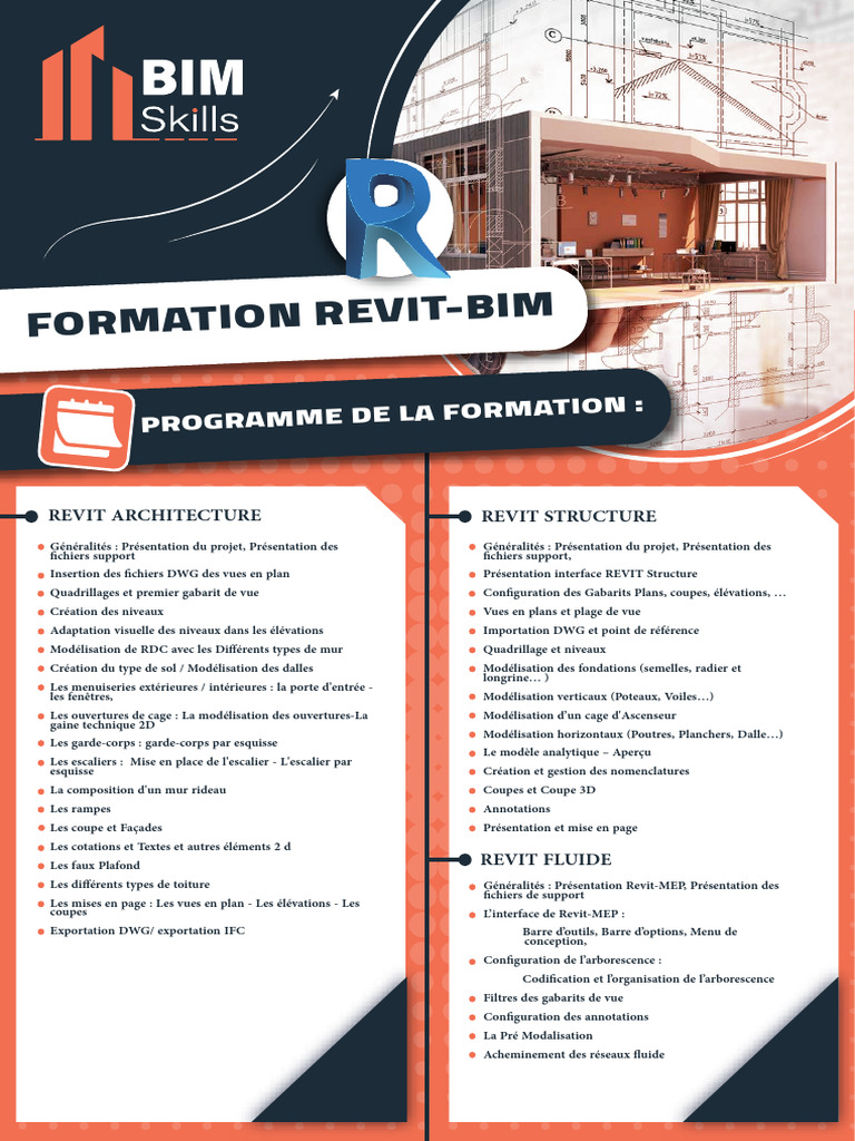 Formation Revit Architecture et BIM | PDF | Building information ...