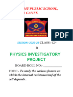 12th Physics Project PDF File ROHIT