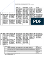 Draft 100 Level 2023 - 2024 Harmattan Semester Lecture Time Table - BJ - of - Lautech