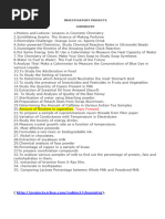 Class 12 Chemistry Project Ideas 2025-26 | PDF