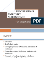 Force Progressions & Alternatives