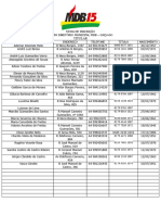 MDB Caçu Ficha Chapa Diretorio