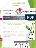 Sesión 05 - 04 - 22 - 3.3 Sistema de Servicios Sociales en CyL - Atención Social Primaria.