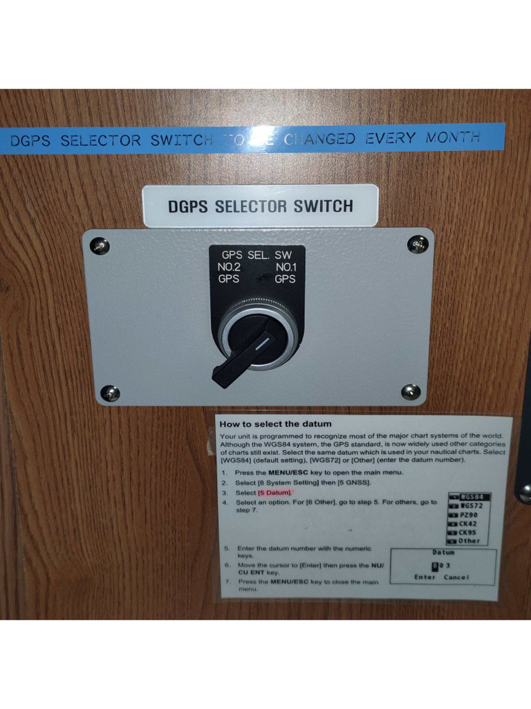 DGPS Selector Switch | PDF