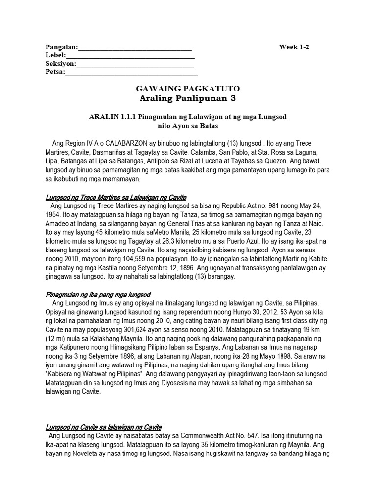 Ap Activity Sheets Q1 Pdf