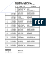 Jadwal Imam Tarawih 1445 H - Darta Putra