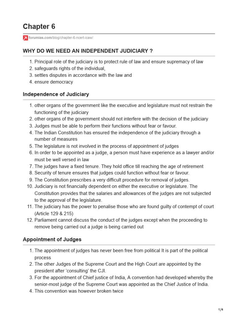 Chapter 6 | PDF | Supreme Courts | Supreme Court Of The United States