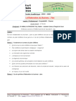 Cours de Business Plan ESGB-1