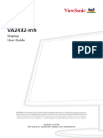 VA2432-h VA2432-mh: Display User Guide