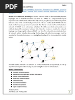 Download MC Unit-7 MANETs by Mukesh SN71867535 doc pdf