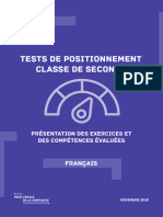 Test de Positionnement Francais 1038777