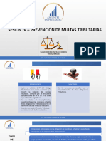 Sesión Iv - Prevención de Multas Tributarias