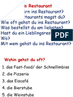 Im Restaurant - Dialoge