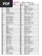 PCB Pandora Box 4s 680in1 Game List