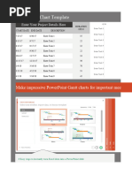 Excel Gantt Chart Template