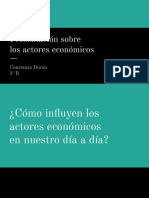 Presentación Sobre Los Actores Económicos