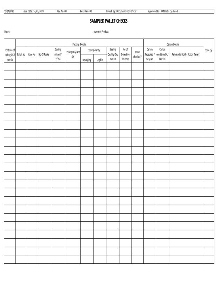 30.Sample Pallet Checks ITC PDF